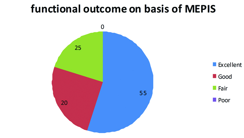 Mepsi Example Functional outcome based on MEPIS.